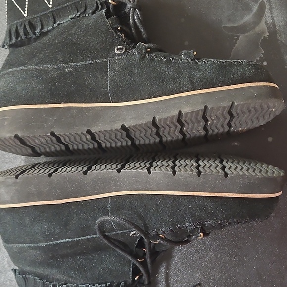 Jack Rogers Women's 9.5M Vera Suede Lace Up Fur Lined Waterproof Moc Boots - Picture 5 of 10